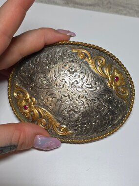 Montana silver belt buckle